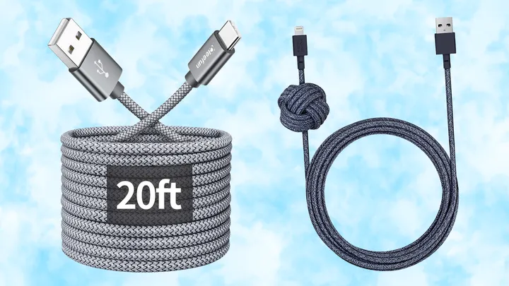 Extra-Long Phone Charging Cord