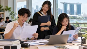 University admission requirements Singapore for A-Level, polytechnic and IB students